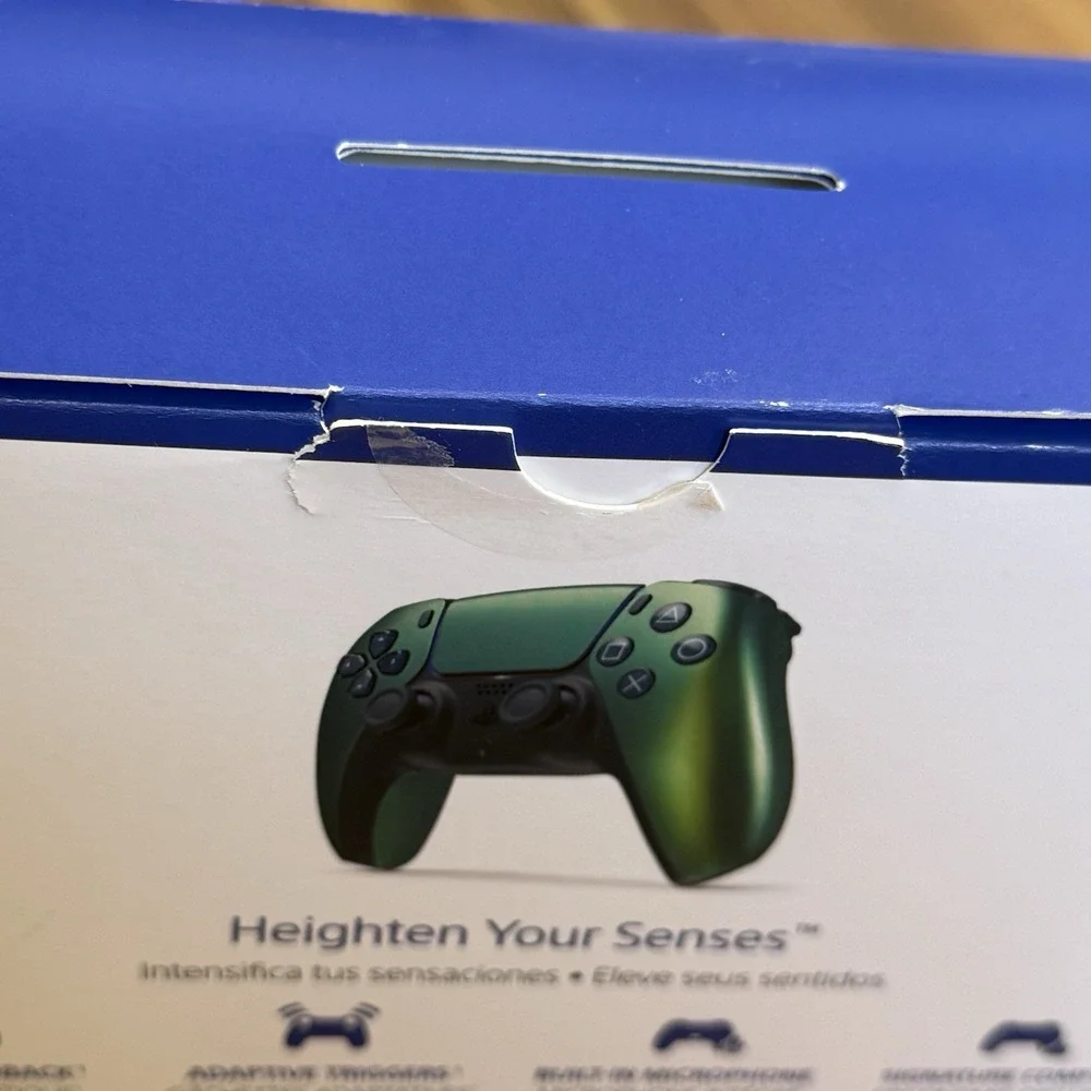 PlayStation PS5 Green Chroma Controller BOX ONLY  W/ Instructions‎ Reseller Gift